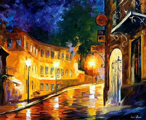 Lonely Night Painting by Leonid Afremov - Fine Art America