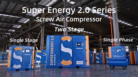 Xinlei Super Energy Series Screw Air Compressor Youtube