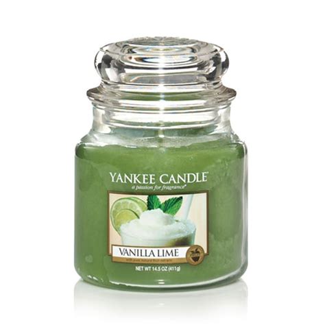 Yankee Candle Vanilla Lime Duftkerze Im Glas Mittel