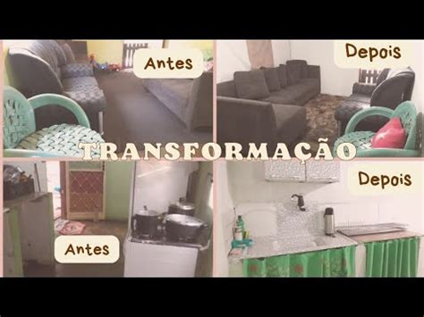 REFORMANDO A Sala E A Cozinha Gastando Pouco ANTES E DEPOIS YouTube