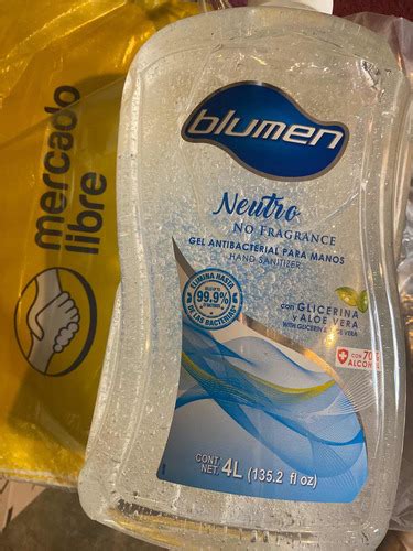 Gel Antibacterial Blumen Litros Sin Despachador Mercadolibre