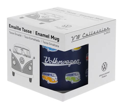 VW T1 Bulli Bus Tasse Emailliert 500ml