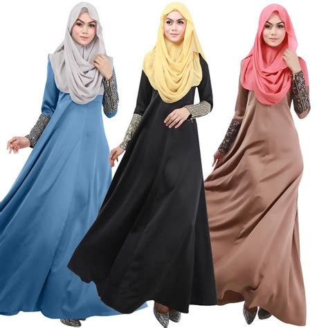 2016 Abaya Traditional Turkish Women Clothing Muslim Dress Jilbab