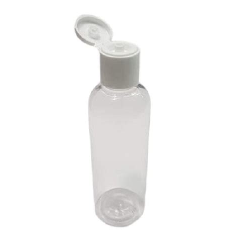 Transparent Round Shape 200 Ml Capacity Screw Cap Plastic Bottle At