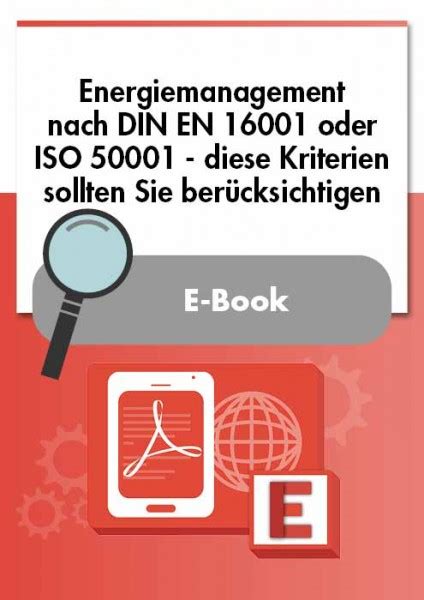 E Book Energiemanagement Nach Din En Oder Iso Vorest Ag