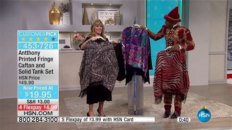 Hsn Antthony Design Original Fashions 12182016 02 Pm Youtube