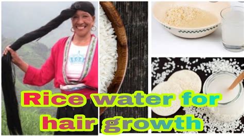 Rice Water For Hair Growth Regrowth Hair Remedysilky Soft Hair