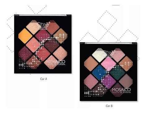 Paleta De Sombras Cores City Girls Cg Cor B Distribuidora Dos