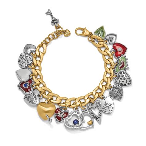 One Heart Color Charm Bracelet - Brighton