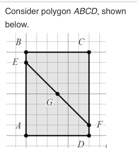 Consider Polygon ABCD Shown Below D Math