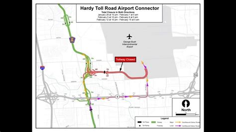 Hardy Toll Road near IAH closed for the weekend