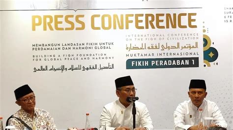 Gelar Muktamar Internasional Pbnu Harap Fiqih Peradaban Jadi Wacana Global