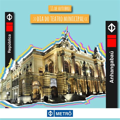 Metrô de São Paulo on Twitter: "#DiadoTeatroMunicipal O Theatro Municipal de São Paulo ainda