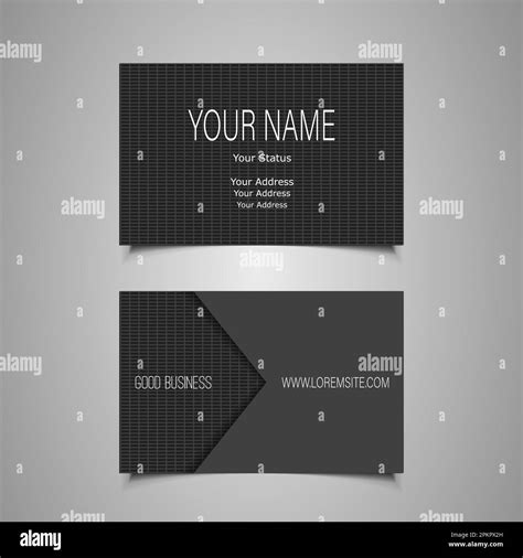 Business Card Template Stock Vector Image And Art Alamy