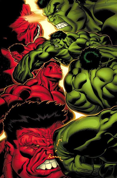 Green Hulk Vs Red Hulk Vs Grey Hulk