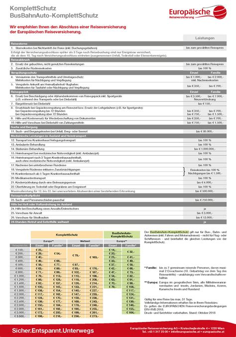 Europ Ische Reiseversicherung Scharinger Reisen