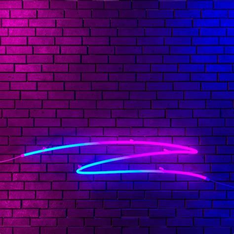 Premium Photo Neon Sign On Brick Wall Background 3d Illustration