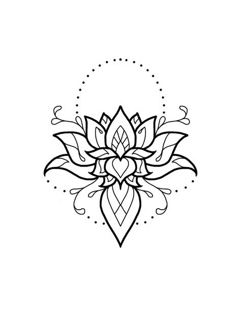 Lotus Mandala Tattoo Design Mandala Tattoo Design Mandala Tattoo