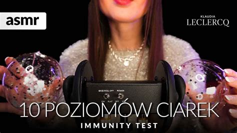 10 POZIOMÓW CIAREK Który jest Twoim ulubionym Immunity Test ASMR po