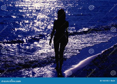 Moonlight Bath Stock Image Image Of Ocean Black Moonlight 165105