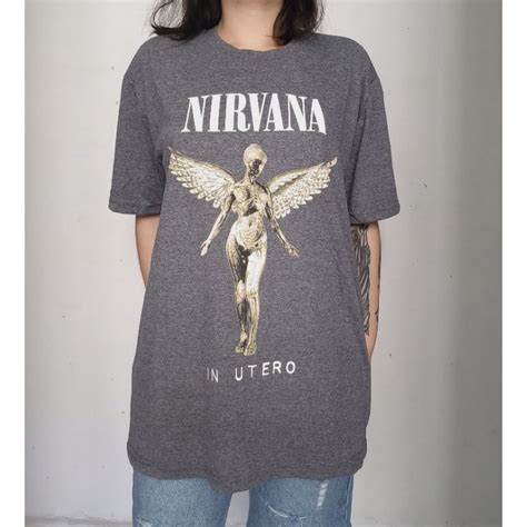 Camiseta Nirvana G Shopee Brasil