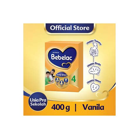 Jual Bebelac 4 Susu Pertumbuhan Fos Gos Vanilla 400G Indonesia Shopee