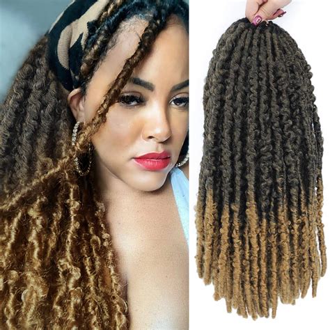 Buy 6 Packs Butterfly Locs Crochet Hair 12 Strands Pre Looped Synthetic Crochet Twist Braiding