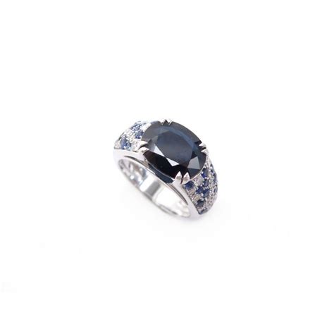 Bague Mauboussin Nuit Damour 50 Or Blanc Saphir