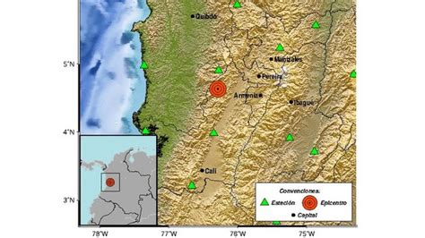 Un Sismo En Colombia De Magnitud 6 Sacude Varias Ciudades En El Oeste