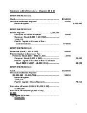 Solutions To Brief Exercises Chapters Solutions To Brief
