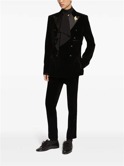 Dolce Gabbana Pussy Bow Shirt Black FARFETCH