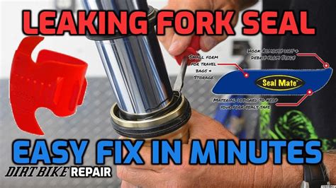 How To Save A Fork Seal Fix Leaking Dirt Bike Forks Fork Seal