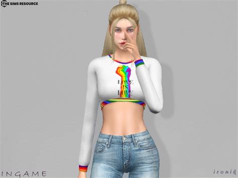 The Sims Resource Pride Collection Keira Top