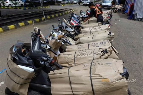 FOTO Angkutan Motor Gratis Motis Lebaran 2024 Di Stasiun