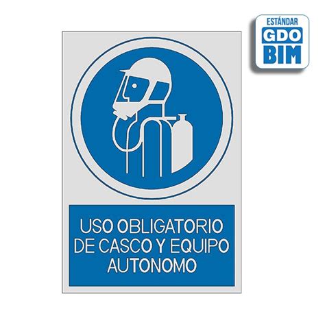 Objeto Bim Señal O Señalización En Bim De Uso Obligatorio De Casco Y