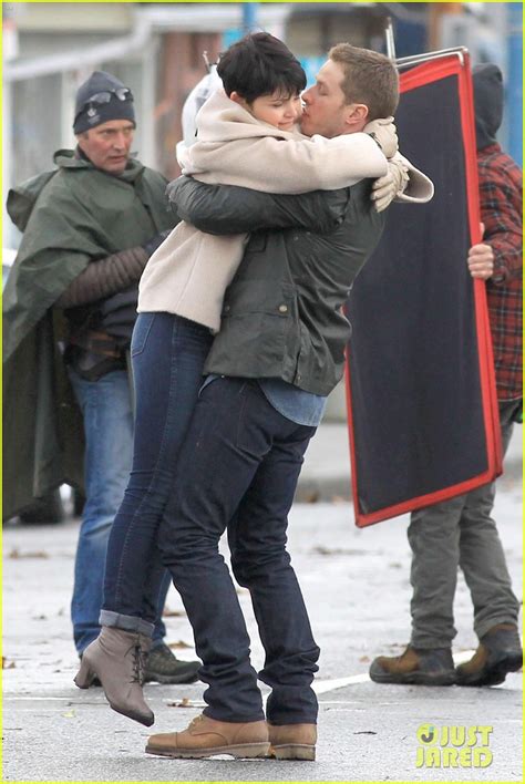 Ginnifer Goodwin Josh Dallas On Set For Once Upon A Time Photo