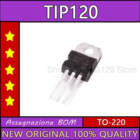 Pcs Lot Tip Transistor To Tip Darlington Npn V A New