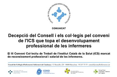 Decepció del Consell i els collegis pel conveni de lICS que topa el