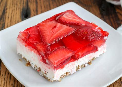 Strawberry Pretzel Salad Barefeet In The Kitchen