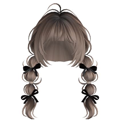 Bubble Braids W Ribbons Blonde Ombre Roblox