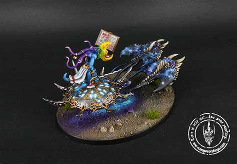 Herald Of Tzeentch On Burning Chariot Painted Commission Chaos Daemons Warhammer Ebay