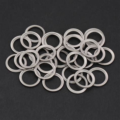 Din Stainless Steel Double Sided Tooth Lock Washer Knurled Gasket