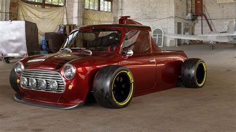 Stanced Mini Cooper Truck