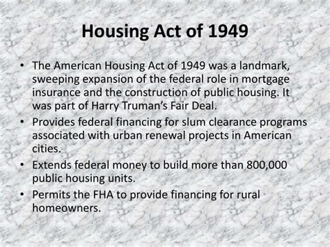 Ppt U S Department Of Housing And Urban Development Powerpoint