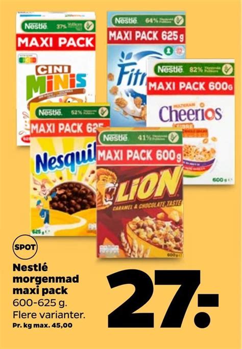 Nestl Morgenmad Maxi Pack Tilbud Hos Netto