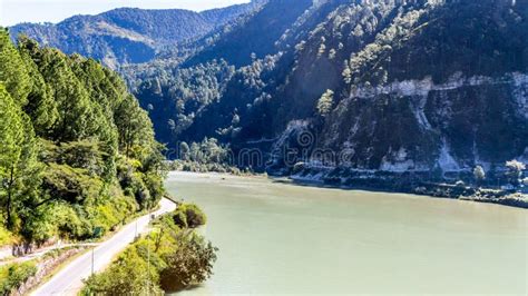 The Maneri Dam on the Bhagirathi River Located at Maneri Near ...