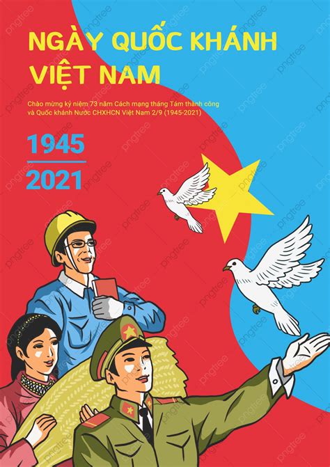 National Day Of The Socialist Republic Vietnam Celebration Template