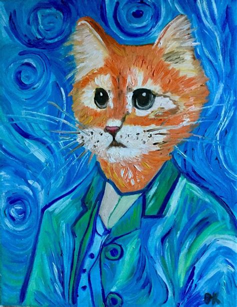 Cat La Van Gogh Vincent Van Gogh Paintings Van Gogh Paintings Painting