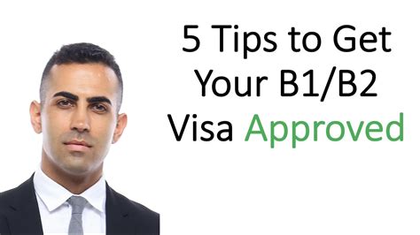 Tips To Help You Get Your B B Visa Approved Youtube