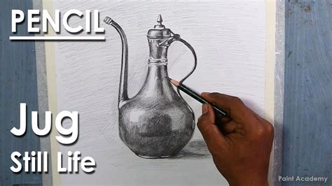 Realistic Still Life In Pencil An Old Jug Youtube